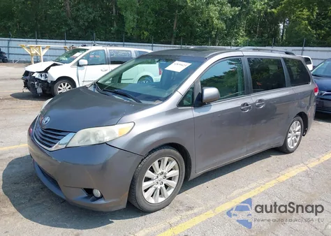 2011 Toyota Sienna Xle из США, поврежденный, VIN 5TDDK3DC3BS007445